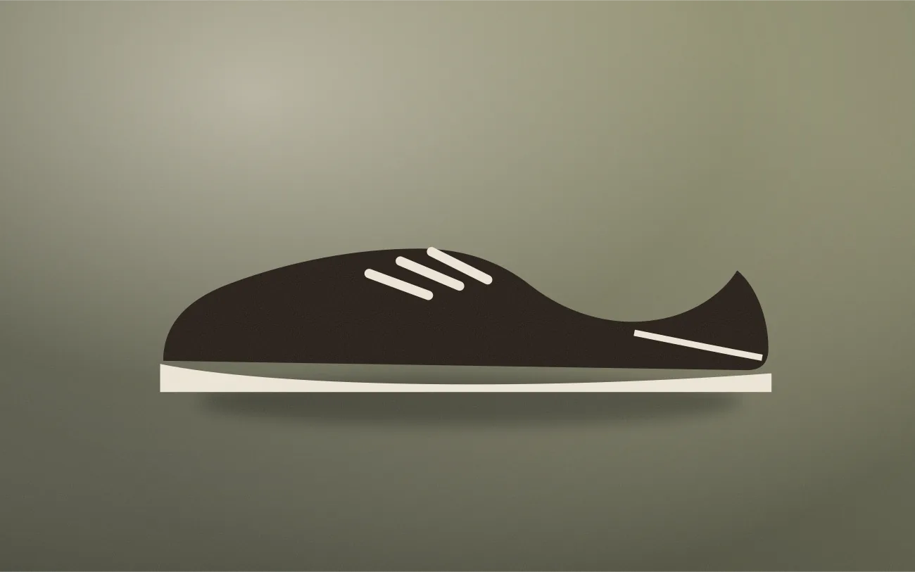 KEEWA leather sneaker showing lightweight construction